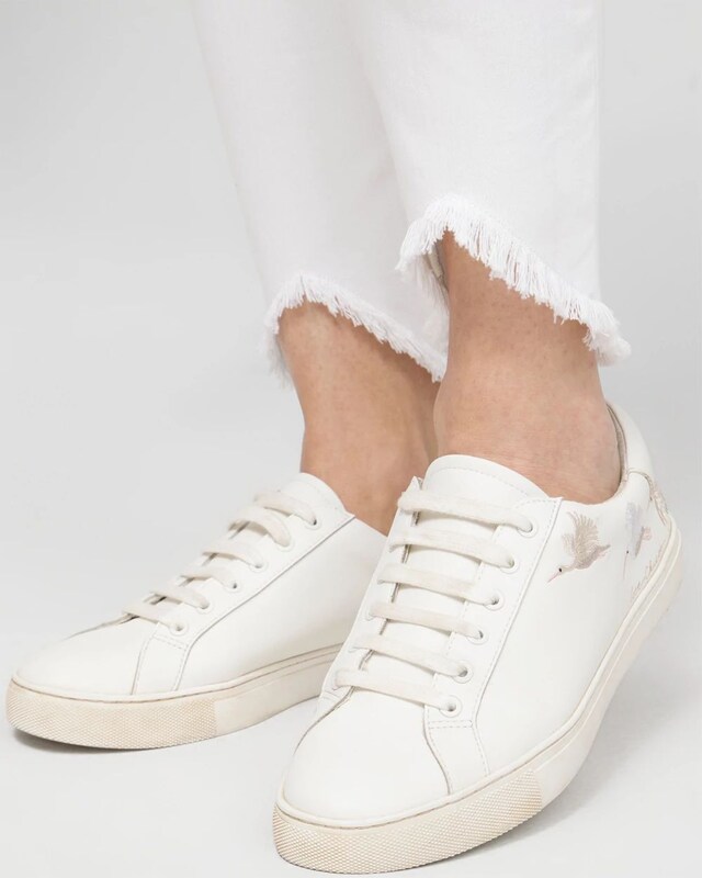 No Stain Fray Hem Ankle Jeggings - image 4